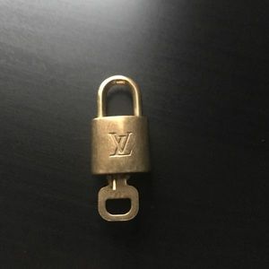 Vintage Louis Vuitton PadLock And Key